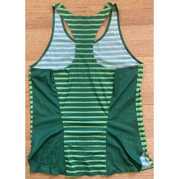 Nike Pro Elite Track Field Green Running Singlet CU9996-302 Womens Size Medium - Picture 2 of 7
